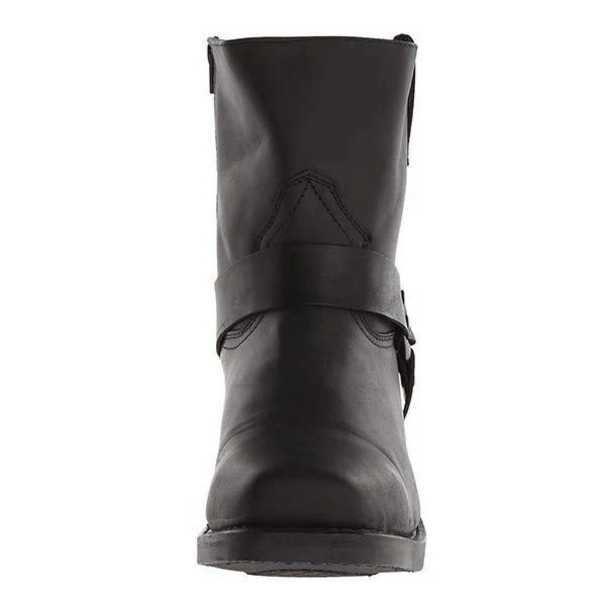 Męskie buty kowbojskie z paskiem i metalowymi nitami
