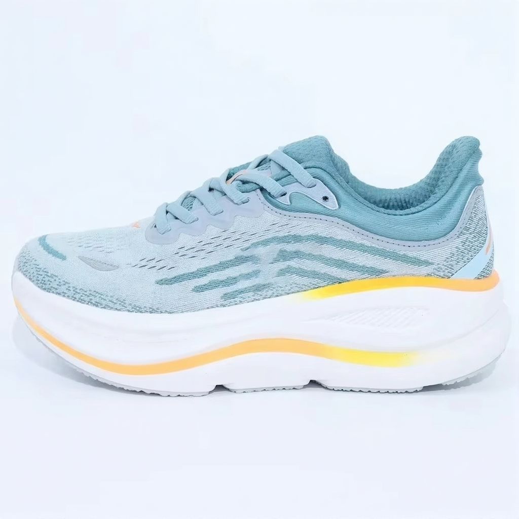 Damskie Sneakersy z Dzianiny na Grubej Podeszwie