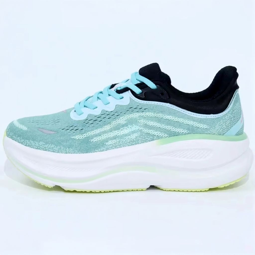 Damskie Sneakersy z Dzianiny na Grubej Podeszwie
