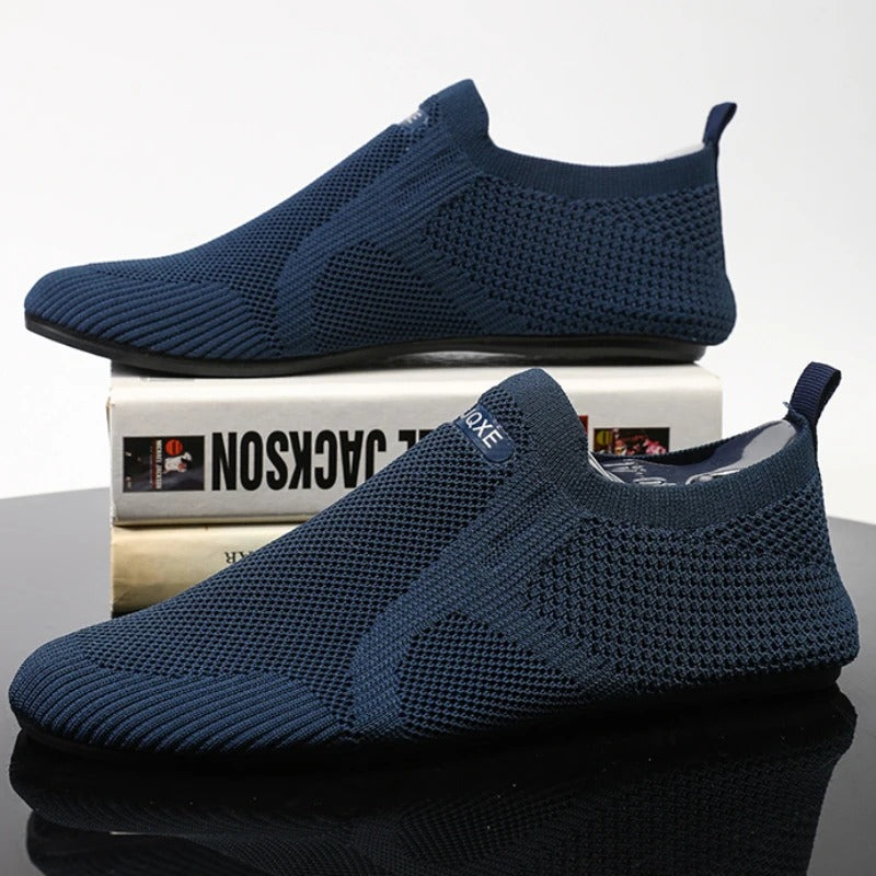 Dámské nazouvací pletené boty, nízký profil