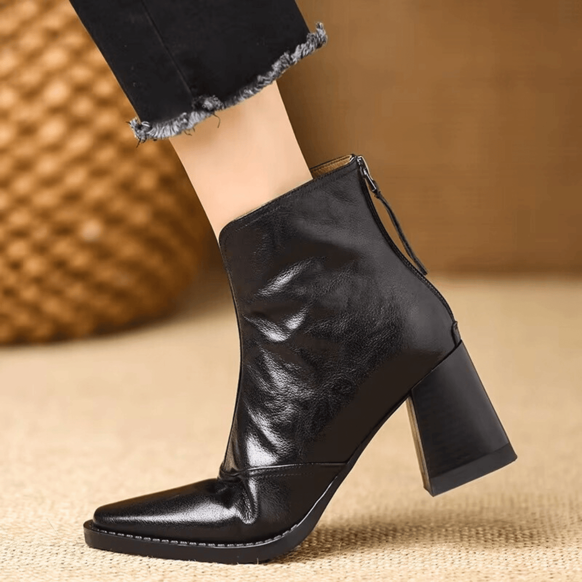 Zofia | Eleganckie Botki na Obcasie