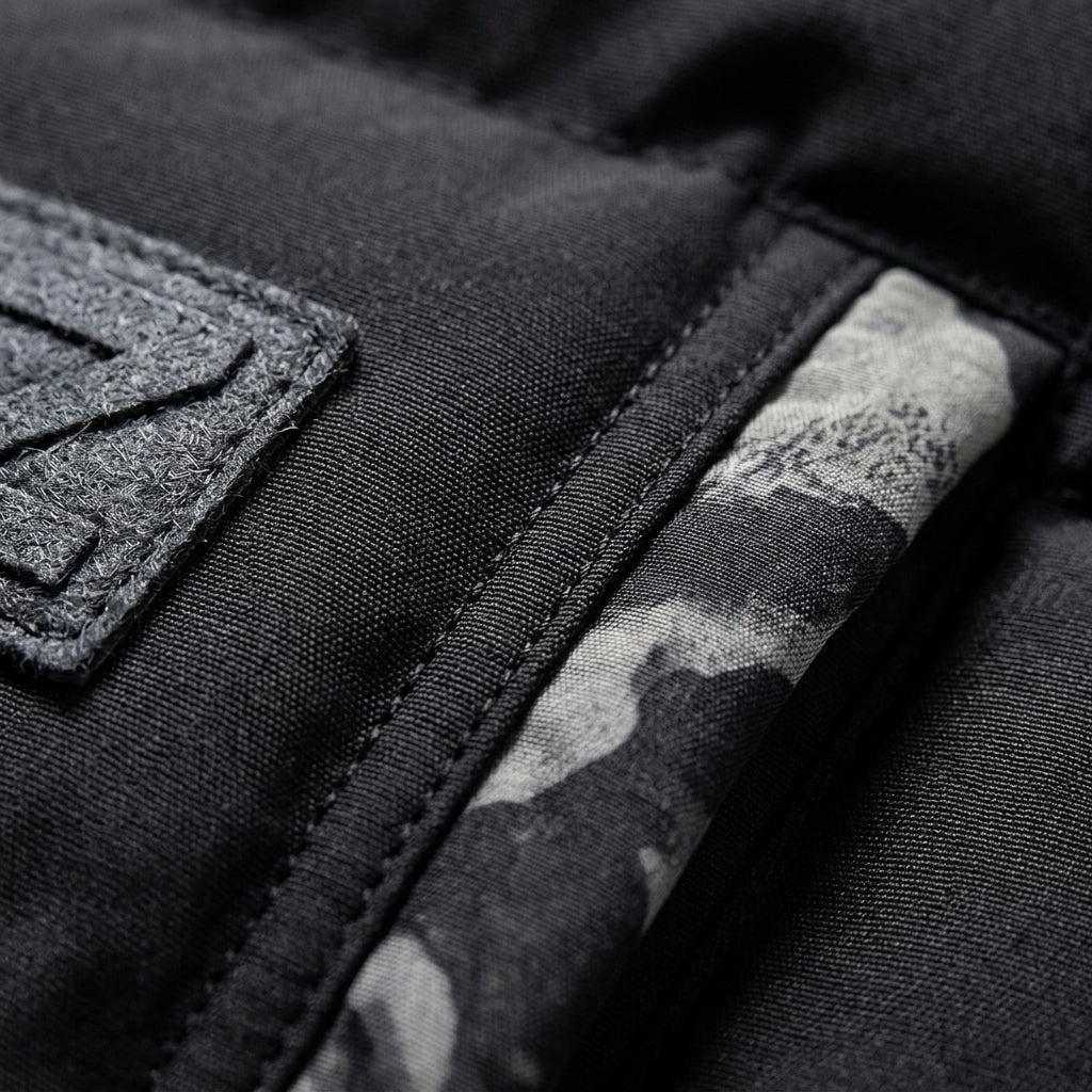 Men's Quilted Hooded Jacket With Pockets