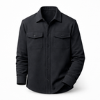 Férfi overshirt klasszikus gallérral, mellzsebekkel, hosszú ujjal