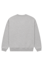 Női szürke melegítőfelső kerek nyakkivágással és logóval