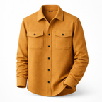 Férfi overshirt klasszikus gallérral, mellzsebekkel, hosszú ujjal