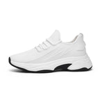 Sneakersy uniseks na profilowanej platformie ze sznurowaniem