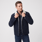 Men's Corduroy Jacket With Collar and Pockets