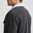 Men's Corduroy Jacket With Collar and Pockets