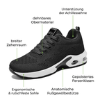 Női ortopéd sportcipő párnázott talpbetéttel, légáteresztő, könnyű