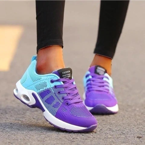 Damskie Buty Sportowe Ortopedyczne — Amortyzowana Wkładka, Oddychające, Lekkie