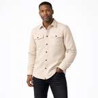 Férfi overshirt klasszikus gallérral, mellzsebekkel, hosszú ujjal