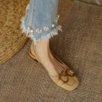 Női velúr slingback balerinacipő csattal