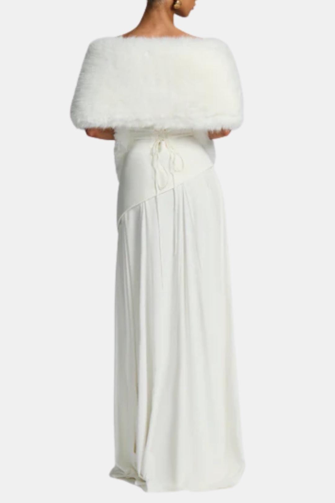 Dámská šála z umělé kožešiny maxi, dlouhá, elegantní provedení
