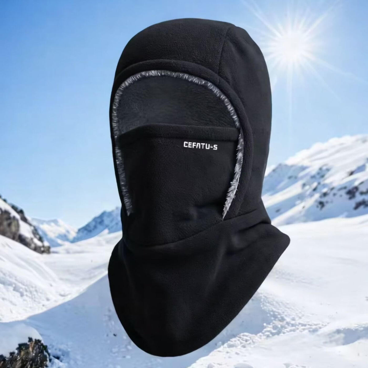 Unisex balaklava 3 v 1 s ochranou obličeje