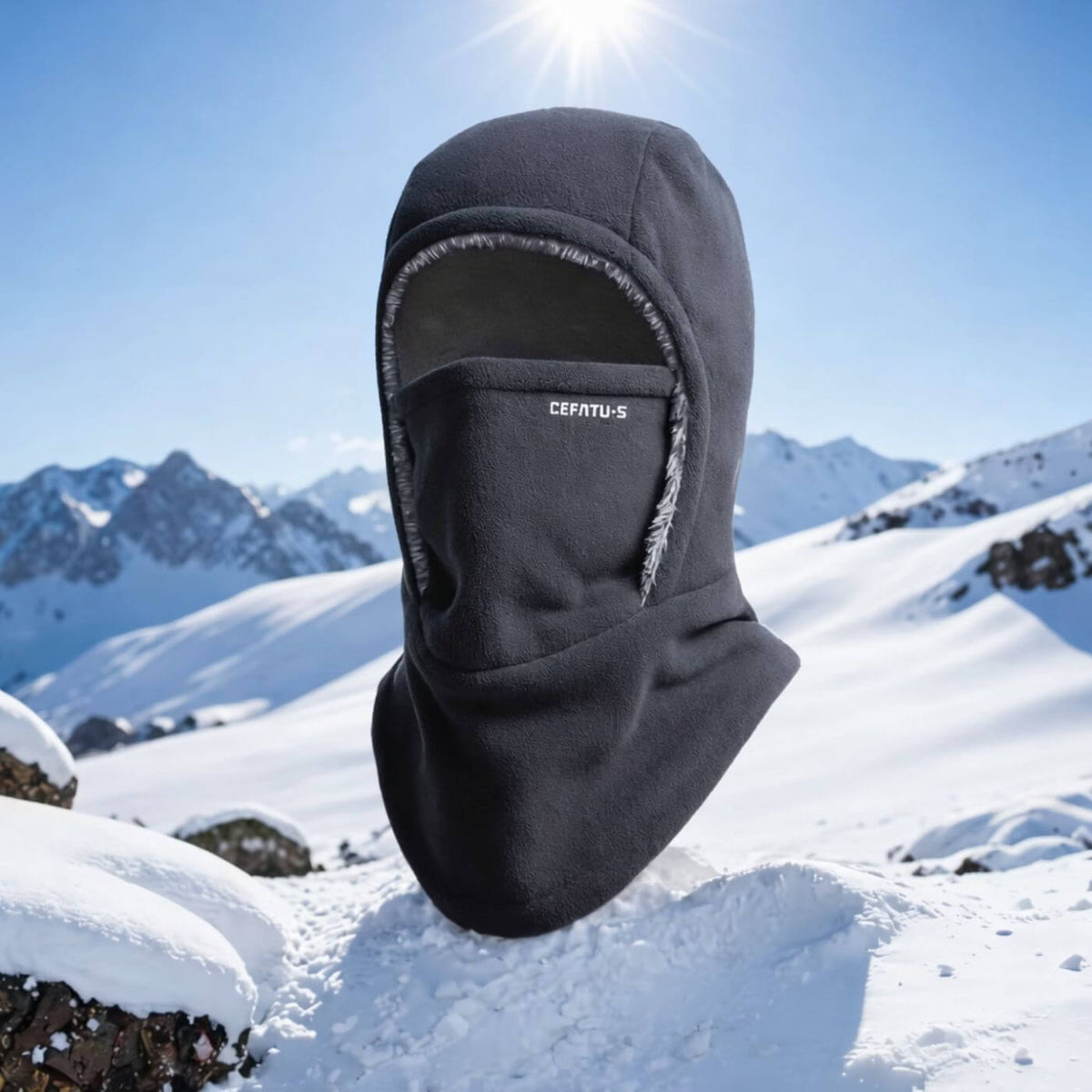 Unisex balaklava 3 v 1 s ochranou obličeje