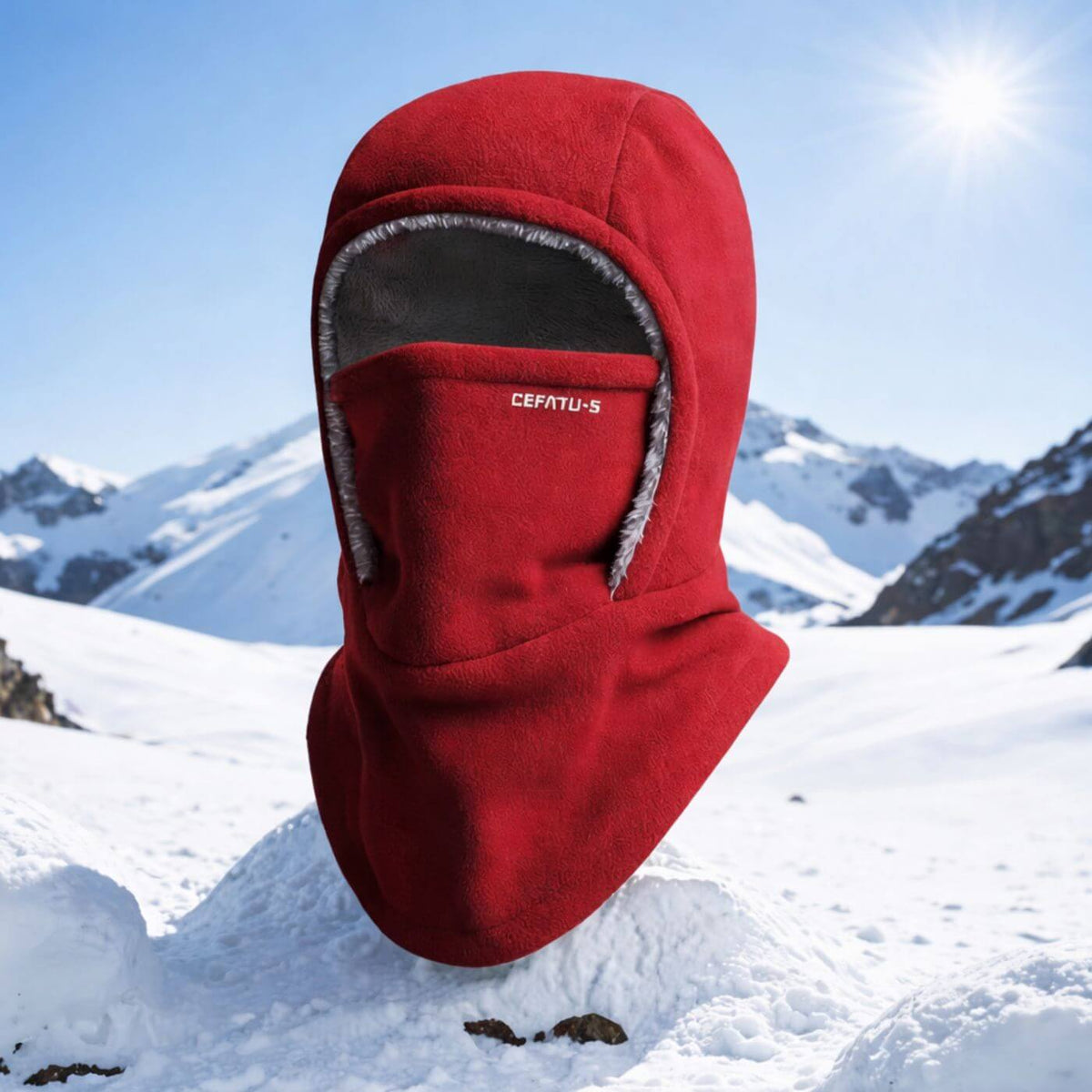 Unisex balaklava 3 v 1 s ochranou obličeje