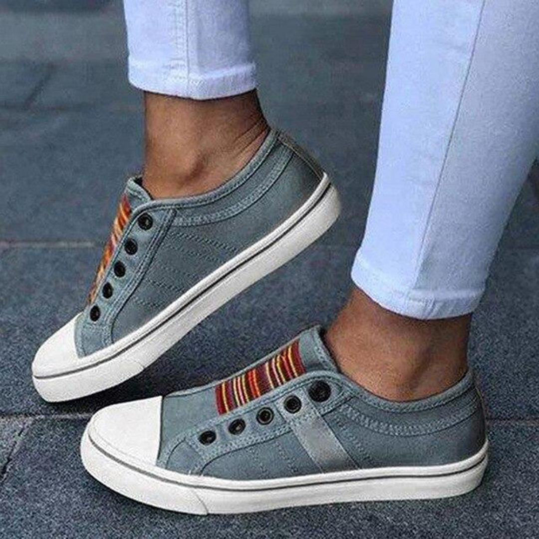 Damskie sneakersy wsuwane z siatki, antypoślizgowe, letnie, 4 kolory