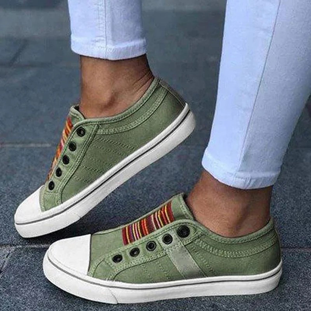 Damskie sneakersy wsuwane z siatki, antypoślizgowe, letnie, 4 kolory