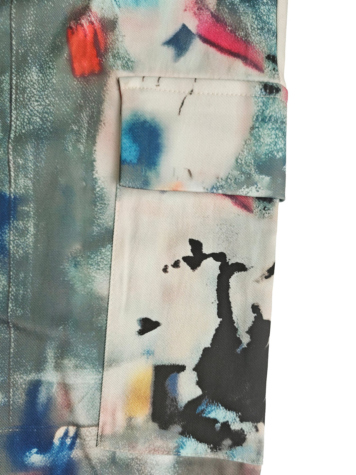 Women's High-Waisted Wide-Leg Pants, Graffiti Print