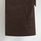 Női barna oversize dzseki inggallérral