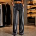Women's Wide-Leg Pants With a High Waist